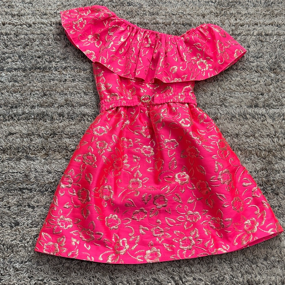 Lilly Pulitzer Vibrant Pink One-Shoulder Dress - Picture 10 of 10